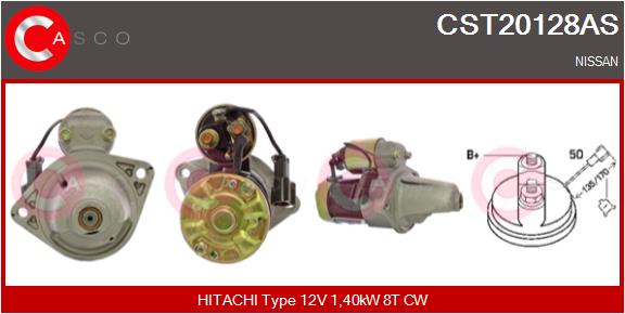 Motorino d'avviamento - CST20128AS CASCO