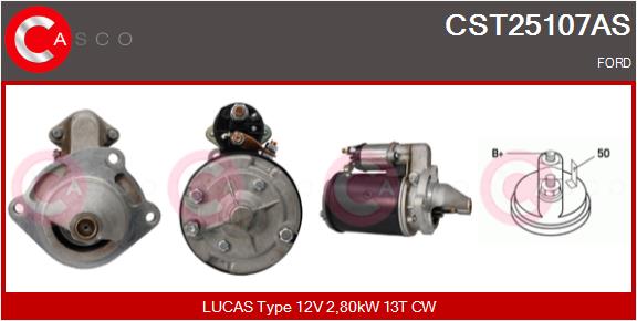 starteris - CST25107AS CASCO