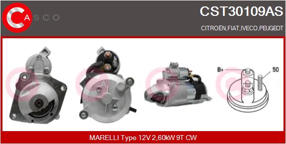 starteris - CST30109AS CASCO