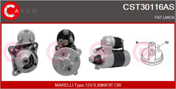Motorino d'avviamento - CST30116AS CASCO