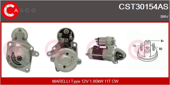 starteris - CST30154AS CASCO
