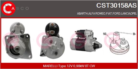 starteris - CST30158AS CASCO