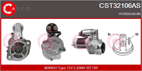 Motorino d'avviamento - CST32106AS CASCO