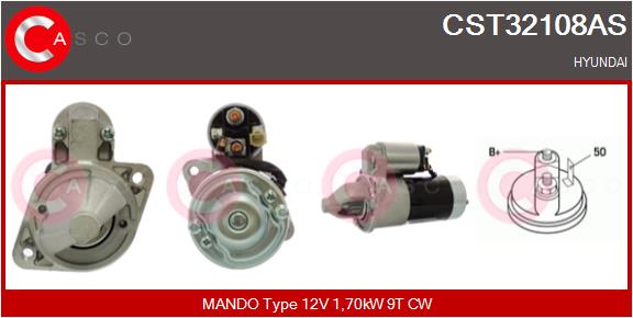 Motorino d'avviamento - CST32108AS CASCO