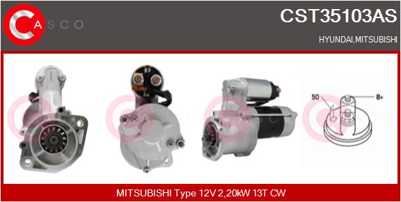 Starter - CST35103AS CASCO