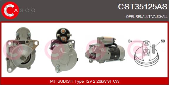Starter - CST35125AS CASCO