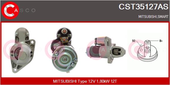 Motorino d'avviamento - CST35127AS CASCO
