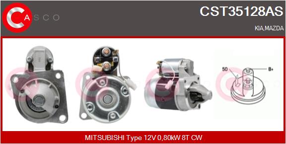 starteris - CST35128AS CASCO