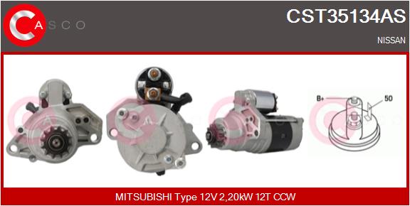 starteris - CST35134AS CASCO