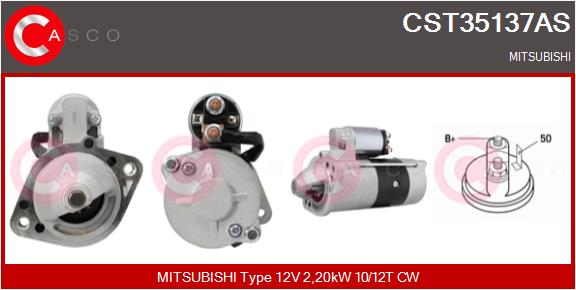 Motorino d'avviamento - CST35137AS CASCO