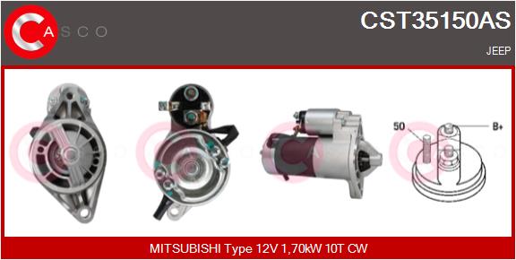 Motorino d'avviamento - CST35150AS CASCO