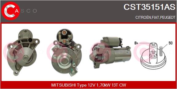 Motorino d'avviamento - CST35151AS CASCO