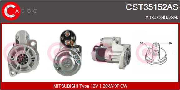 Motorino d'avviamento - CST35152AS CASCO