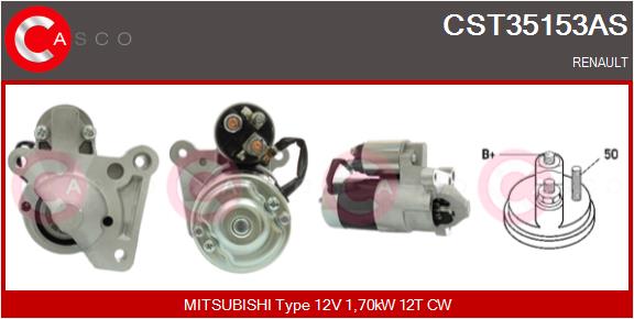 Motorino d'avviamento - CST35153AS CASCO