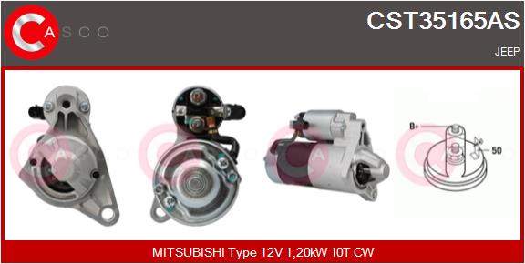 starteris - CST35165AS CASCO
