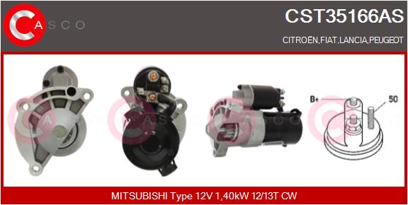 Starter - CST35166AS CASCO