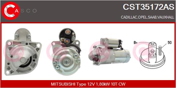 Motorino d'avviamento - CST35172AS CASCO