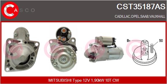 Motorino d'avviamento - CST35187AS CASCO