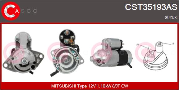 Starter - CST35193AS CASCO