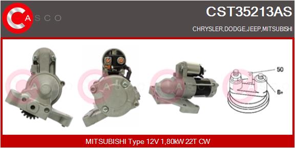 Motorino d'avviamento - CST35213AS CASCO