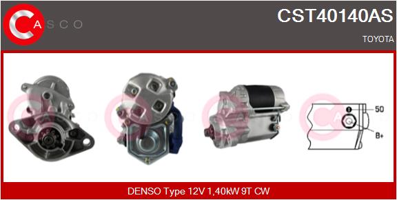 Motorino d'avviamento - CST40140AS CASCO