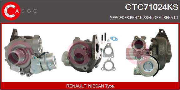 Turbocompressore, Sovralimentazione - CTC71024KS CASCO