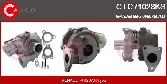 Turbocompressore, Sovralimentazione - CTC71028KS CASCO