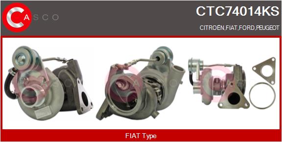 kompresorius, įkrovimo sistema - CTC74014KS CASCO