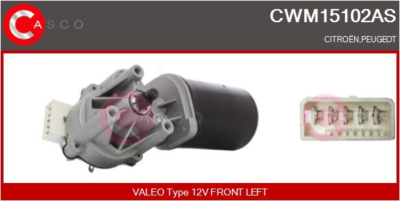Двигатель стеклоочистителя - CWM15102AS CASCO