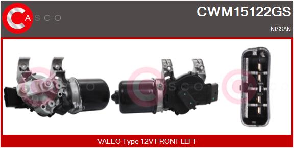 Двигатель стеклоочистителя - CWM15122GS CASCO