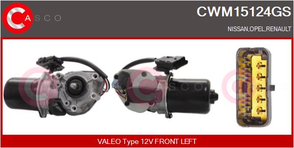 Wiper Motor - CWM15124GS CASCO