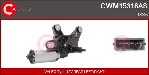 Wiper Motor - CWM15318AS CASCO