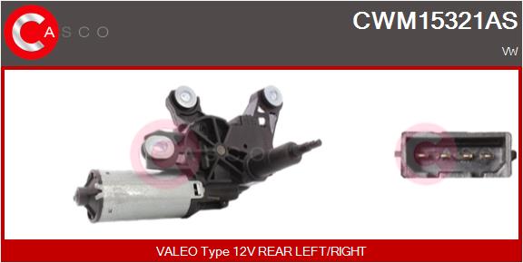 Двигатель стеклоочистителя - CWM15321AS CASCO