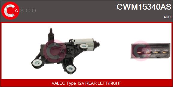 Двигатель стеклоочистителя - CWM15340AS CASCO