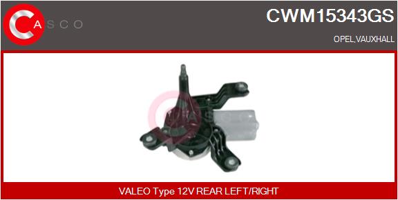 Wiper Motor - CWM15343GS CASCO