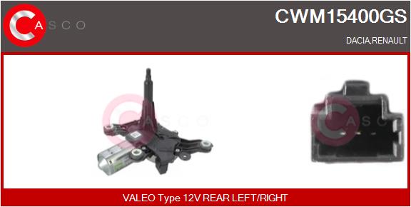 Wiper Motor - CWM15400GS CASCO