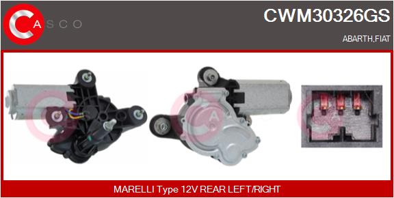 Двигатель стеклоочистителя - CWM30326GS CASCO