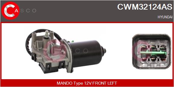 Wiper Motor - CWM32124AS CASCO
