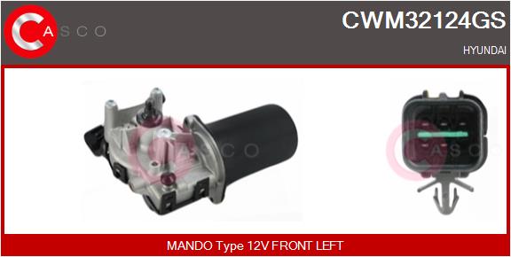 Wiper Motor - CWM32124GS CASCO