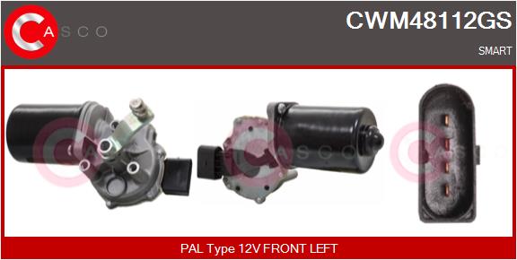 Двигатель стеклоочистителя - CWM48112GS CASCO