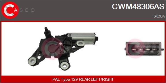 Wiper Motor - CWM48306AS CASCO
