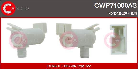 vandens siurblys, priekinio stiklo plovimas - CWP71000AS CASCO