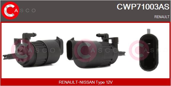 vandens siurblys, priekinio stiklo plovimas - CWP71003AS CASCO