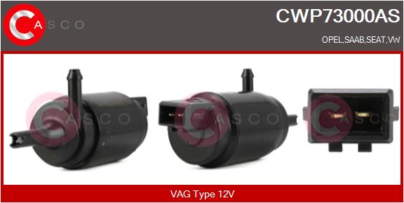 Pompa acqua lavaggio, Pulizia cristalli - CWP73000AS CASCO