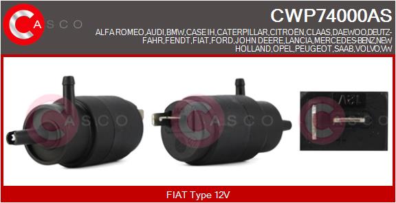 Water Pump, window cleaning - CWP74000AS CASCO
