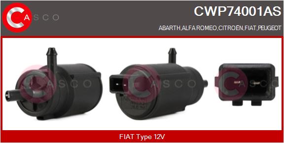 Pompa acqua lavaggio, Pulizia cristalli - CWP74001AS CASCO