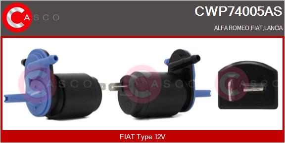 Waschwasserpumpe, Scheibenreinigung - CWP74005AS CASCO