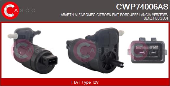 Water Pump, window cleaning - CWP74006AS CASCO