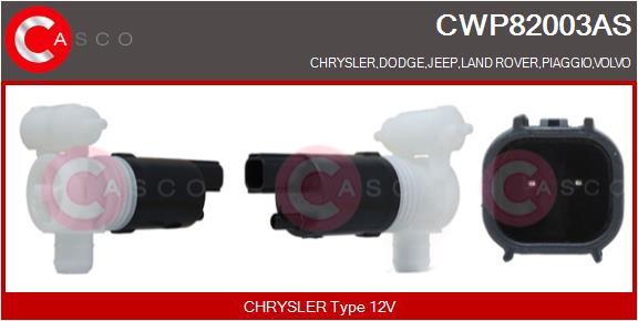 Water Pump, window cleaning - CWP82003AS CASCO