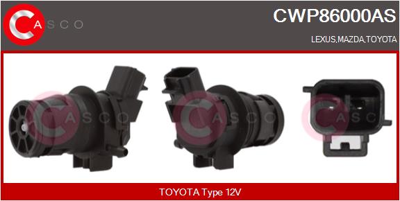 Водяной насос, система очистки окон - CWP86000AS CASCO